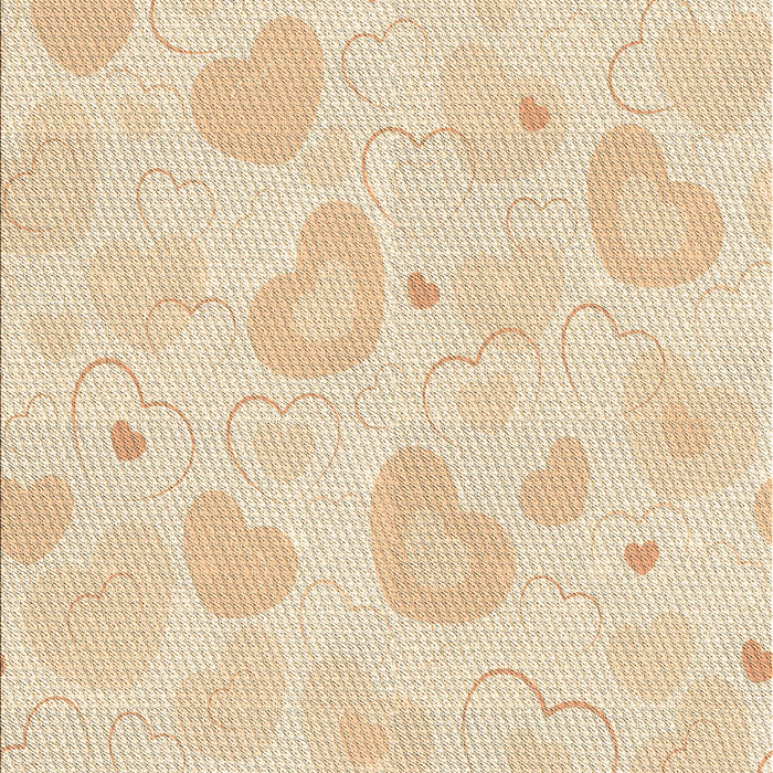 Patterned Vanilla Gold Rug, pat460brn