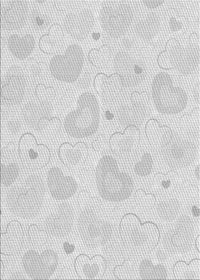 Machine Washable Transitional Cloud Gray Rug, wshpat460gry