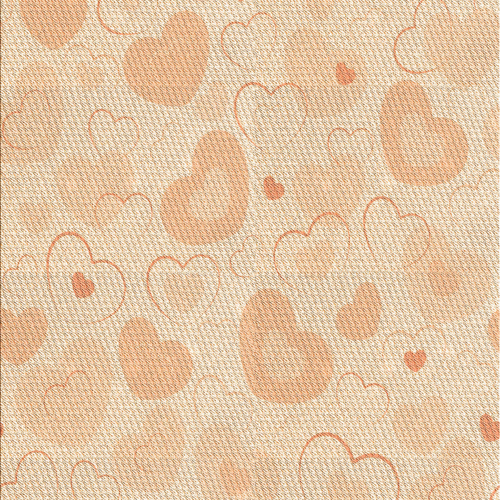 Patterned Orange Rug, pat460org