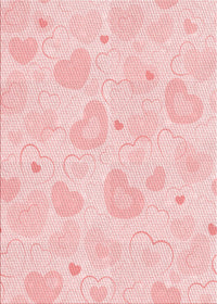 Machine Washable Transitional Pastel Red Pink Rug, wshpat460rd