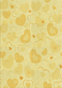 Machine Washable Transitional Golden Brown Yellow Rug, wshpat460yw