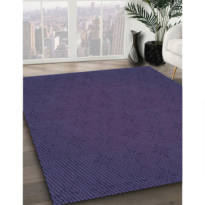 Machine Washable Transitional Plum Purple Rug in a Family Room, wshpat461blu