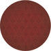 Square Patterned Cranberry Red Rug, pat461brn