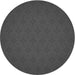 Square Patterned Dark Gray Black Rug, pat461gry
