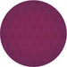 Square Patterned Deep Pink Rug, pat461pur