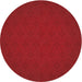 Square Patterned Red Rug, pat461rd