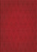 Patterned Red Rug, pat461rd