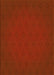 Patterned Red Rug, pat461yw