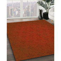 Patterned Red Rug, pat461yw