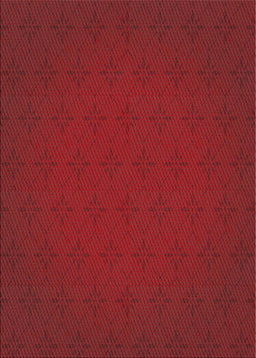 Machine Washable Transitional Tomato Red Rug, wshpat461