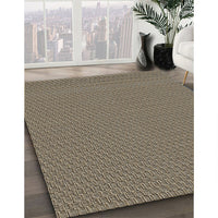 Patterned Dark Brown Rug, pat462brn