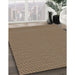 Patterned Brown Sugar Brown Rug in Family Room, pat462org