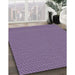 Machine Washable Transitional Bright Lilac Purple Rug in a Family Room, wshpat462pur