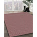 Machine Washable Transitional Dusty Pink Rug in a Family Room, wshpat462rd