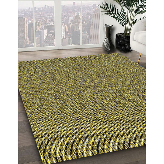 Machine Washable Transitional Golden Gold Rug in a Family Room, wshpat462yw