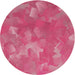 Sideview of Patterned Dark Hot Pink Novelty Rug, pat463