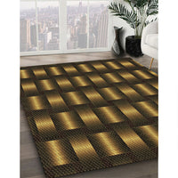 Patterned Midnight Gray Rug, pat465brn