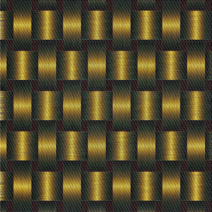 Square Patterned Brown Novelty Rug, pat465