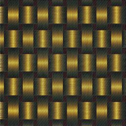 Sideview of Machine Washable Transitional Brown Rug, wshpat465