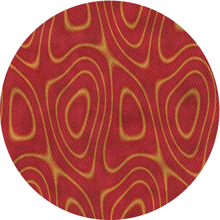 Square Patterned Red Rug, pat466org