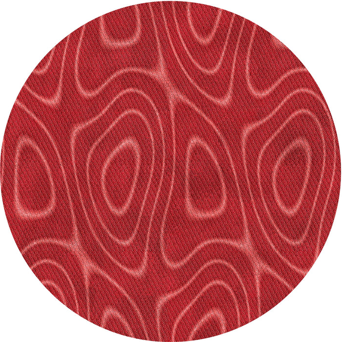 Square Patterned Red Rug, pat466rd