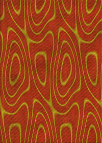 Machine Washable Transitional Orange Red Orange Rug, wshpat466yw