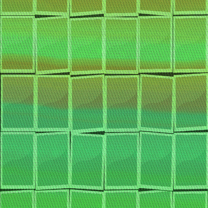 Patterned Dark Lime Green Rug, pat467grn