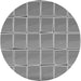 Square Patterned Smokey Gray Rug, pat467gry