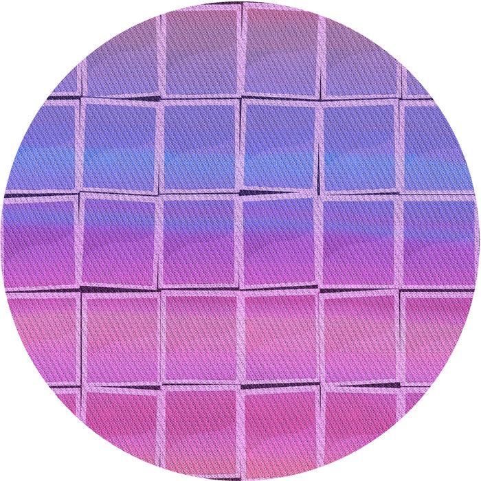 Square Machine Washable Transitional Purple Rug in a Living Room, wshpat467pur