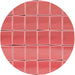 Square Patterned Red Rug, pat467rd