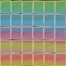 Square Patterned Green Novelty Rug, pat467