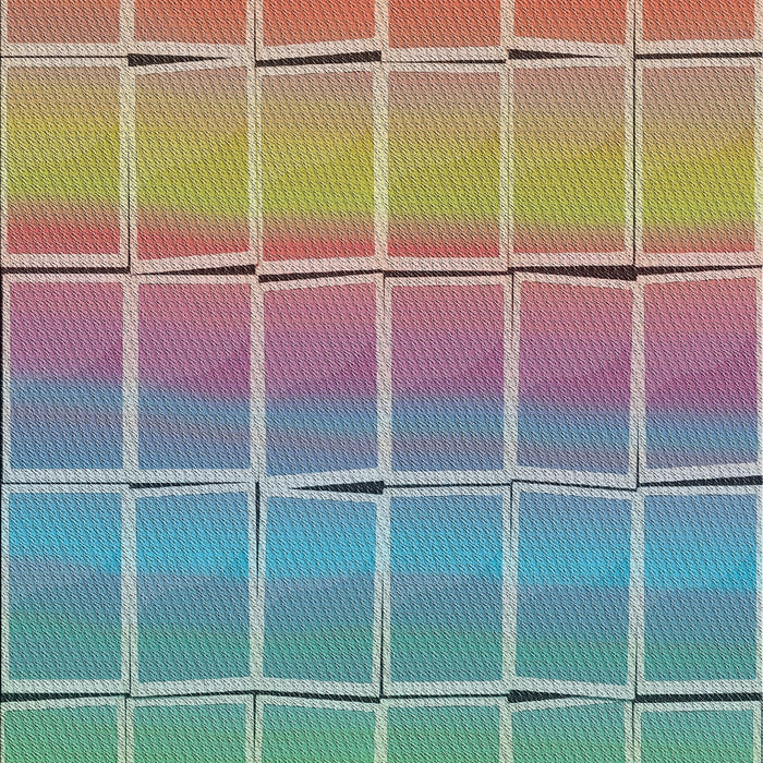 Machine Washable Transitional Green Rug, wshpat467