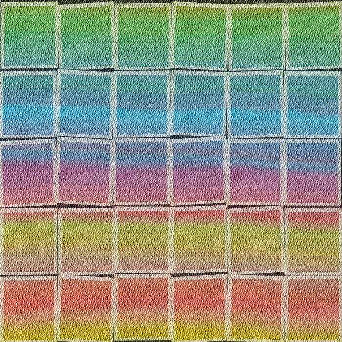 Sideview of Machine Washable Transitional Green Rug, wshpat467