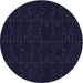 Square Machine Washable Transitional Black Rug in a Living Room, wshpat468blu