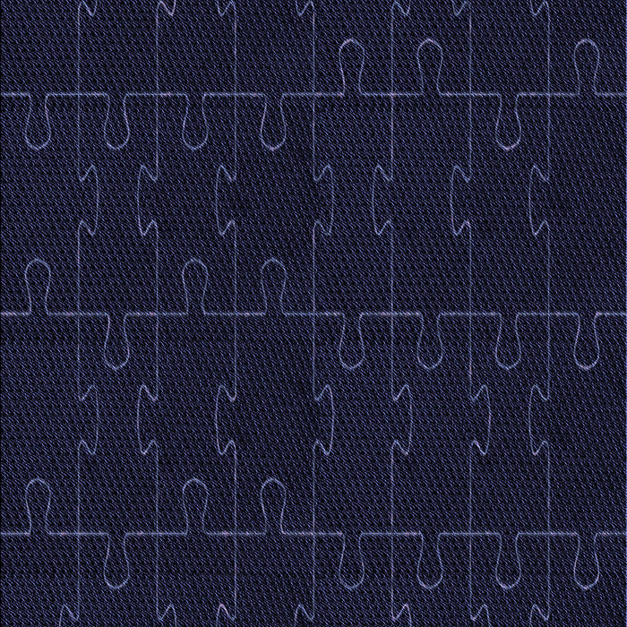 Patterned Black Rug, pat468blu