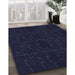 Machine Washable Transitional Black Rug in a Family Room, wshpat468blu