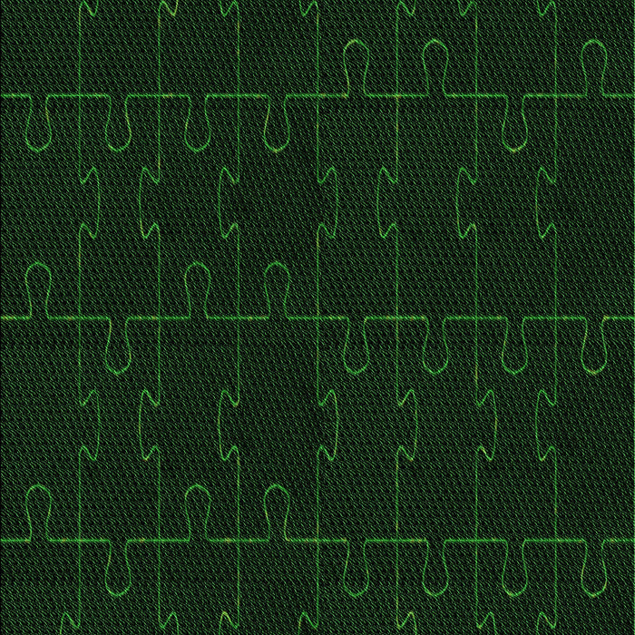 Patterned Deep Emerald Green Rug, pat468grn