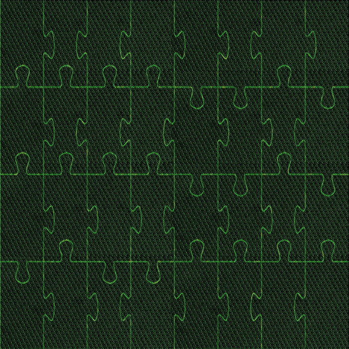 Round Patterned Deep Emerald Green Rug, pat468grn