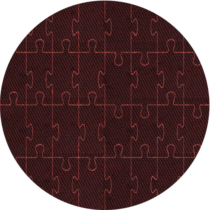 Square Machine Washable Transitional Chocolate Brown Rug in a Living Room, wshpat468rd