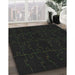 Patterned Light Black Novelty Rug in Family Room, pat468