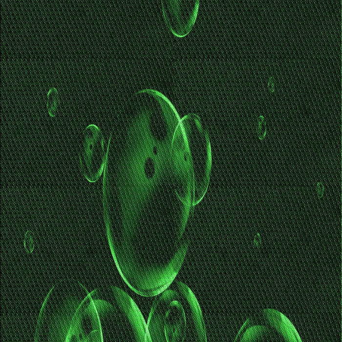 Patterned Green Rug, pat469grn