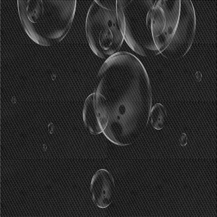 Round Machine Washable Transitional Black Rug, wshpat469gry