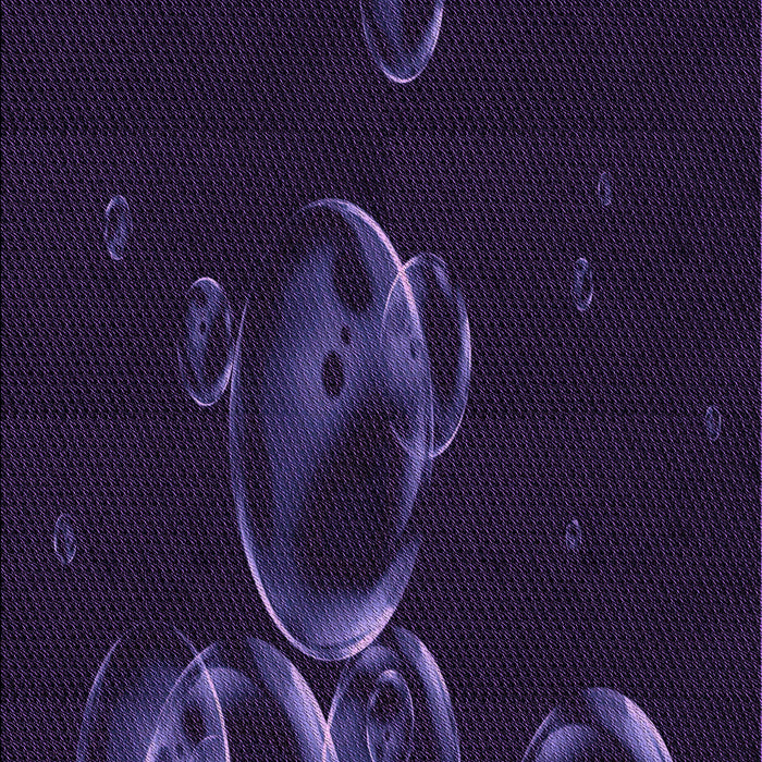 Machine Washable Transitional Purple Rug, wshpat469pur