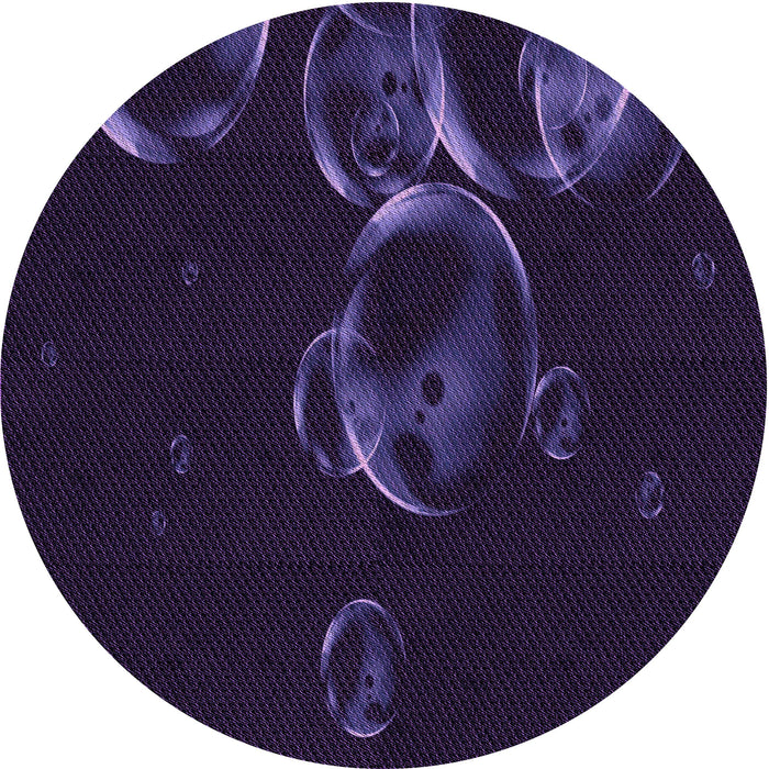 Square Patterned Purple Rug, pat469pur