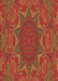 Machine Washable Transitional Red Rug, wshpat470brn