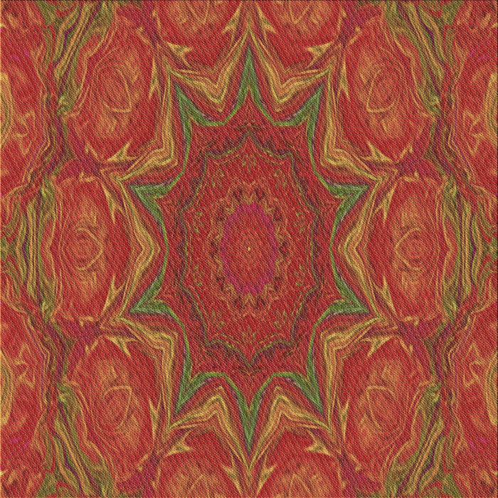 Round Machine Washable Transitional Red Rug, wshpat470brn