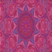 Round Machine Washable Transitional Neon Pink Rug, wshpat470pur
