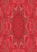 Machine Washable Transitional Red Rug, wshpat470rd