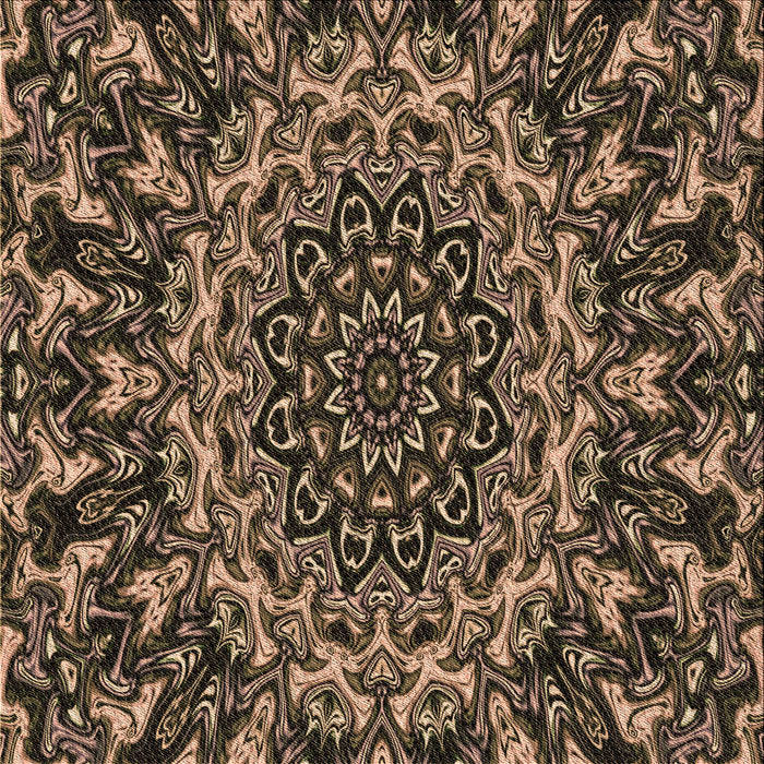 Round Machine Washable Transitional Peru Brown Rug, wshpat471brn