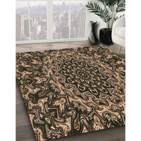 Patterned Peru Brown Rug, pat471brn